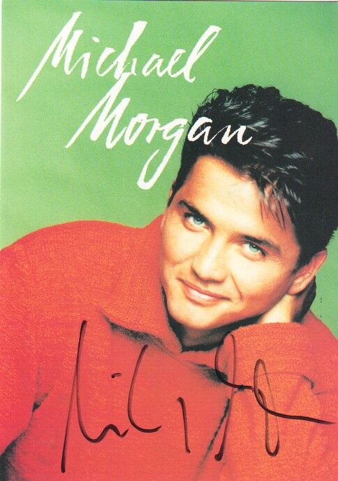 Autogramm Schlager | Michael MORGAN | 1996 "Nur Die Liebe Bleibt" (Portrait Color EMI)