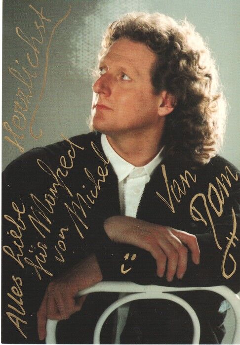 Autogramm Schlager | Michel VAN DAM | 1997 "Ich Hab Die Sonne" (Portrait Color Fanclub)