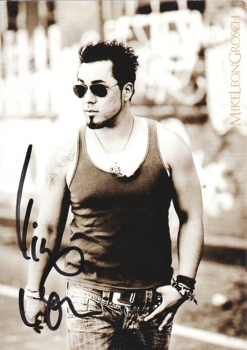 Autogramm Pop | Mike Leon GROSCH | 2006 "Absolute" (Portrait SW)