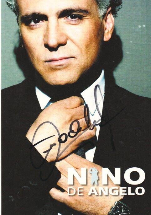 Autogramm Schlager | Nino DE ANGELO | 2004 "Un Momento Italiano" (Portrait Color Koch)