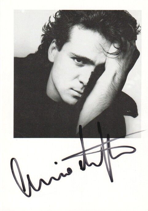 Autogramm Schlager | Nino DE ANGELO | 1990 "De Angelo" (Portrait SW WEA)