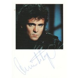 Autogramm Schlager | Nino DE ANGELO | 1989 "Samuraj" (Portrait SW WEA)