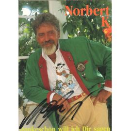 Autogramm Volksmusik | Norbert K | 1991 "Dankeschön" (Portrait Color Heimat)