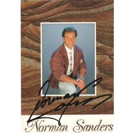 Autogramm Schlager | Norman SANDERS | 1990 "Kleine Marianka" (Portrait Color Koch)