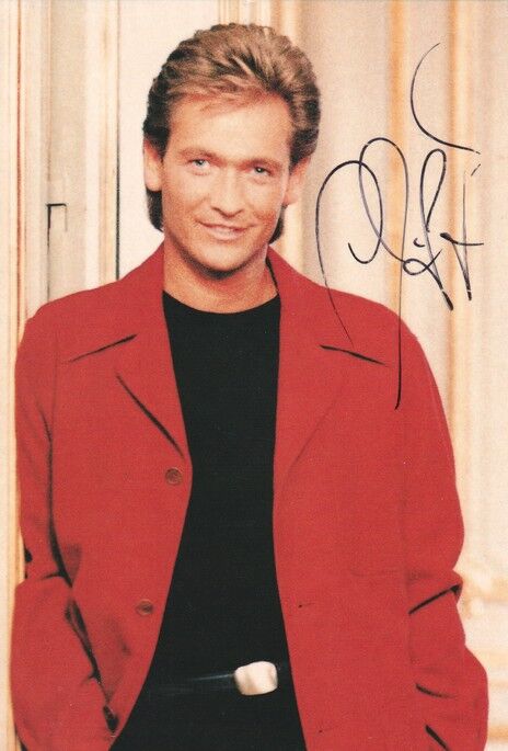 Autogramm Schlager | Olaf BERGER | 1996 "Es Lebe Die Liebe" (Portrait Color White)