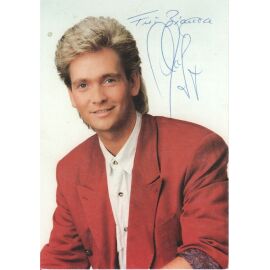 Autogramm Schlager | Olaf BERGER | 1991 "Geheime Zeichen" (Portrait Color Titan)