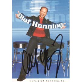 Autogramm Schlager | Olaf HENNING | 2001 "OH Und Freunde" (Portrait Color)