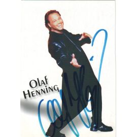 Autogramm Schlager | Olaf HENNING | 2000er (Portrait Color Riu Palace)