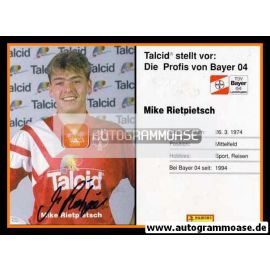 Autogramm Fussball | Bayer Leverkusen | 1994 | Mike RIETPIETSCH