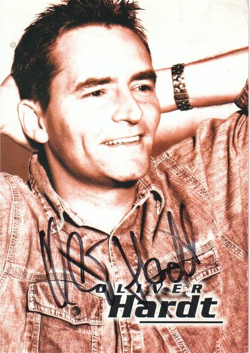 Autogramm Schlager | Oliver HARDT | 2000er (Portrait Color)