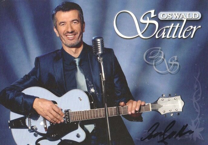 Autogramm Volksmusik | Oswald SATTLER | 2008 "Erinnerungen" (Portrait Color Koch)