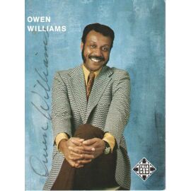 Autogramm Schlager | Owen WILLIAMS | 1974 "Kinder Der Welt" (Portrait Color Telefunken)