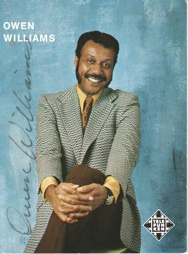 Autogramm Schlager | Owen WILLIAMS | 1974 "Kinder Der Welt" (Portrait Color Telefunken)
