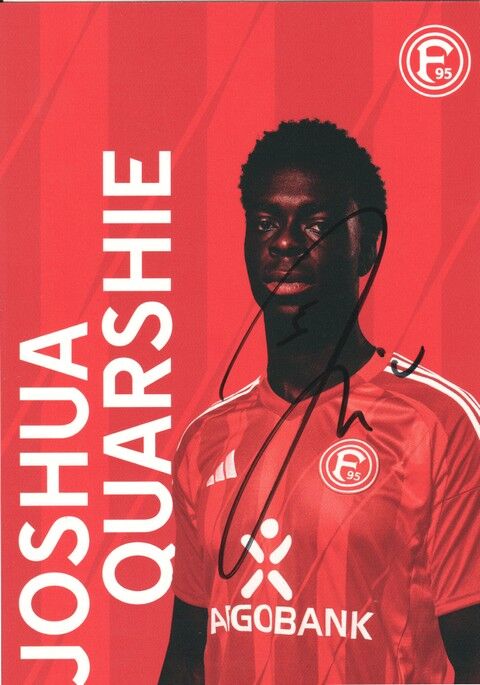 Autogramm Fussball | Fortuna Düsseldorf | 2024 | Joshua QUARSHIE