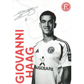 Autogramm Fussball | Fortuna Düsseldorf | 2024 | Giovanni HAAG