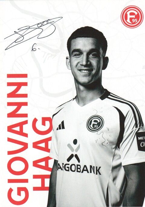 Autogramm Fussball | Fortuna Düsseldorf | 2024 | Giovanni HAAG