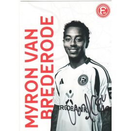 Autogramm Fussball | Fortuna Düsseldorf | 2024 | Myron VAN BREDERODE