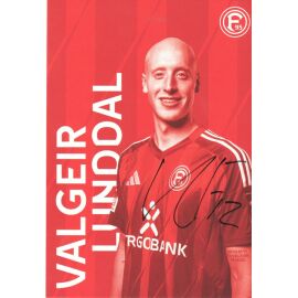 Autogramm Fussball | Fortuna Düsseldorf | 2024 | Valgeir LUNDDAL