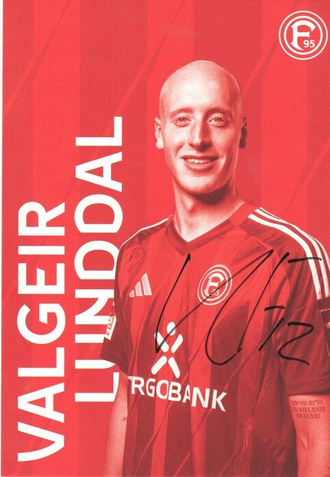 Autogramm Fussball | Fortuna Düsseldorf | 2024 | Valgeir LUNDDAL