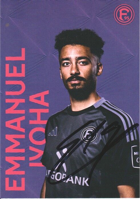 Autogramm Fussball | Fortuna Düsseldorf | 2024 | Emmanuel IYOHA