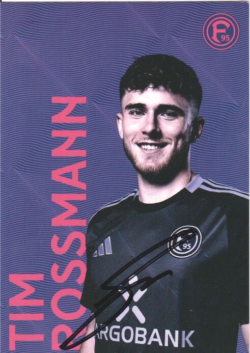 Autogramm Fussball | Fortuna Düsseldorf | 2024 | Tim ROSSMANN