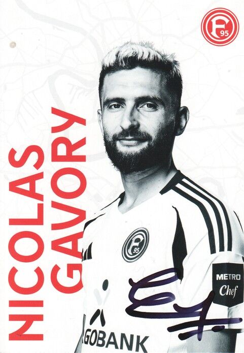 Autogramm Fussball | Fortuna Düsseldorf | 2024 | Nicolas GAVORY