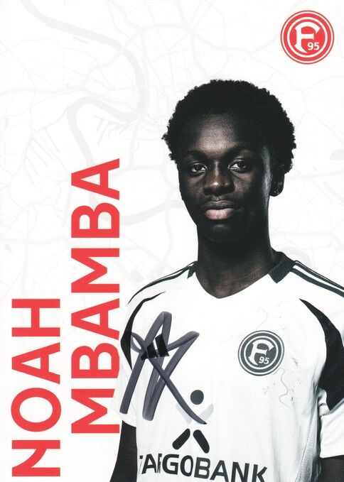 Autogramm Fussball | Fortuna Düsseldorf | 2024 | Noah MBAMBA