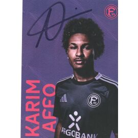 Autogramm Fussball | Fortuna Düsseldorf | 2024 | Karim AFFO