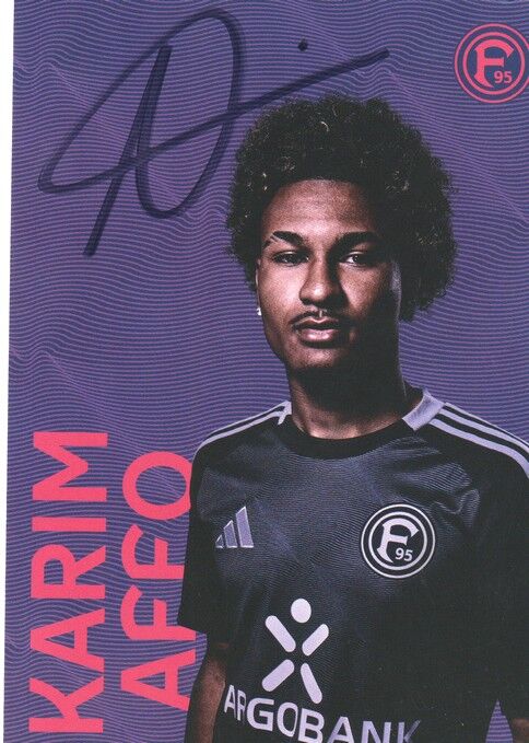 Autogramm Fussball | Fortuna Düsseldorf | 2024 | Karim AFFO