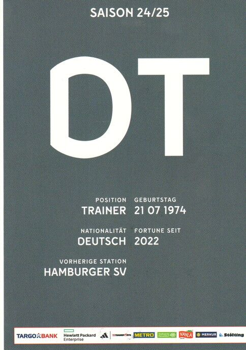 Autogramm Fussball | Fortuna Düsseldorf | 2024 | Daniel THIOUNE