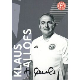 Autogramm Fussball | Fortuna Düsseldorf | 2024 | Klaus ALLOFS
