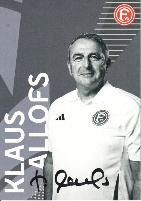 Autogramm Fussball | Fortuna Düsseldorf | 2024 | Klaus ALLOFS