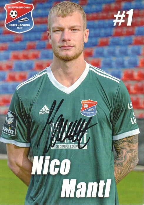 Autogramm Fussball | SpVgg Unterhaching | 2020 | Nico MANTL
