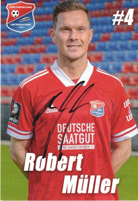 Autogramm Fussball | SpVgg Unterhaching | 2020 | Robert MÜLLER