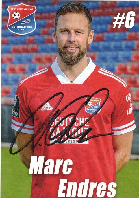 Autogramm Fussball | SpVgg Unterhaching | 2020 | Marc ENDRES