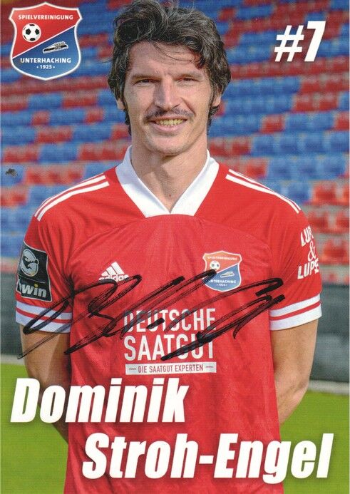 Autogramm Fussball | SpVgg Unterhaching | 2020 | Dominik STROH-ENGEL