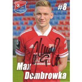 Autogramm Fussball | SpVgg Unterhaching | 2020 | Max DOMBROWKA