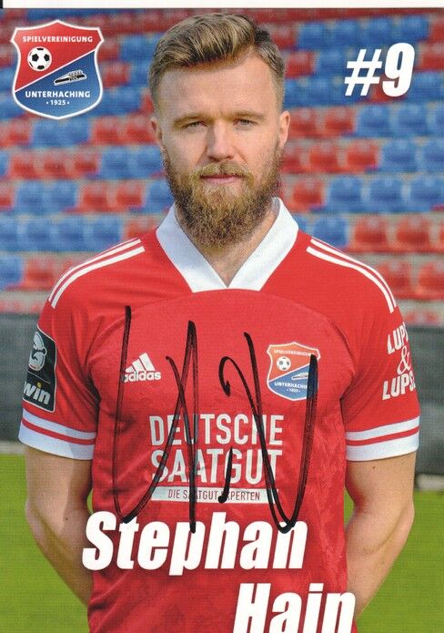 Autogramm Fussball | SpVgg Unterhaching | 2020 | Stephan HAIN