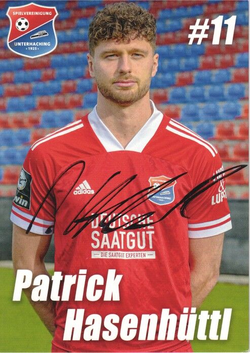 Autogramm Fussball | SpVgg Unterhaching | 2020 | Patrick HASENHÜTTL
