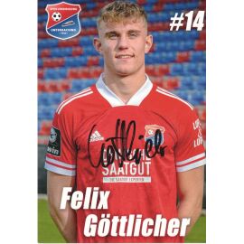 Autogramm Fussball | SpVgg Unterhaching | 2020 | Felix GÖTTLICHER