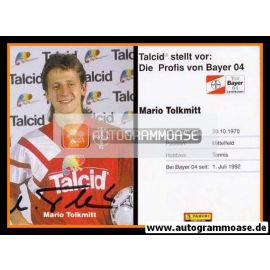 Autogramm Fussball | Bayer Leverkusen | 1994 | Mario TOLKMITT