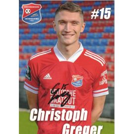 Autogramm Fussball | SpVgg Unterhaching | 2020 | Christoph GREGER