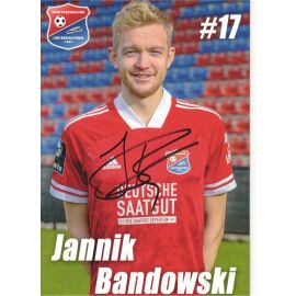Autogramm Fussball | SpVgg Unterhaching | 2020 | Jannik BANDOWSKI