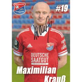 Autogramm Fussball | SpVgg Unterhaching | 2020 | Maximilian KRAUSS