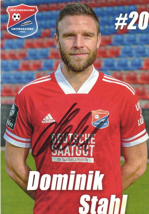 Autogramm Fussball | SpVgg Unterhaching | 2020 | Dominik STAHL