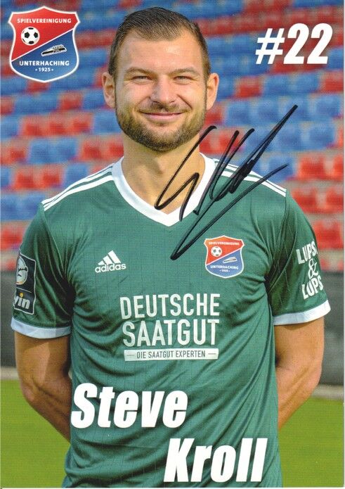 Autogramm Fussball | SpVgg Unterhaching | 2020 | Steve KROLL