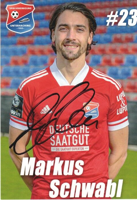 Autogramm Fussball | SpVgg Unterhaching | 2020 | Markus SCHWABL