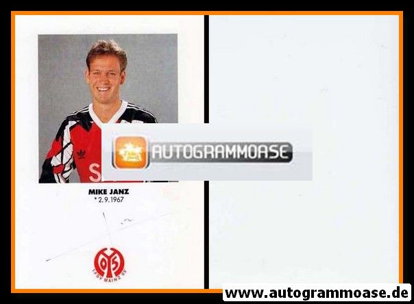 Autogramm Fussball | FSV Mainz 05 | 1991 | Mike JANZ