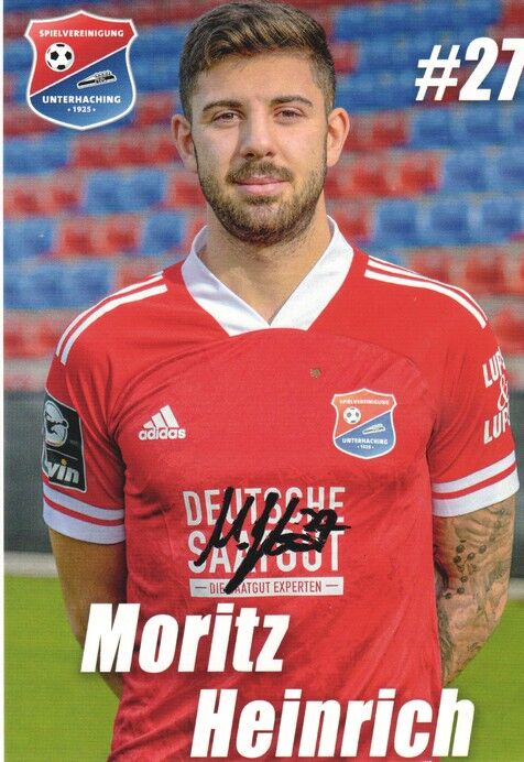 Autogramm Fussball | SpVgg Unterhaching | 2020 | Moritz HEINRICH