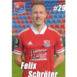 Autogramm Fussball | SpVgg Unterhaching | 2020 | Felix SCHRÖTER